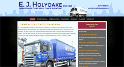 Desktop Screenshot of ejholyoake.com